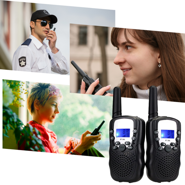 Kids Walkie Talkies 2 Pack With 800 Meter Range And LED Torch