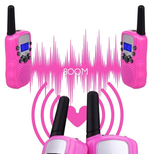 Kids Walkie Talkies 2 Pack With 800 Meter Range And LED Torch