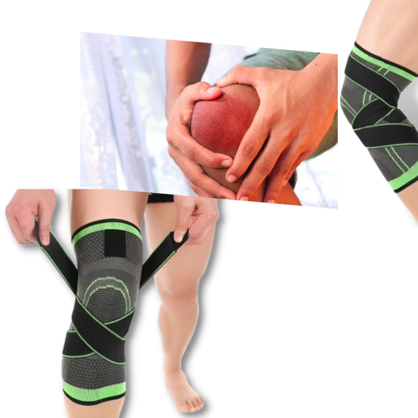 Knee Support Sleeve With Adjustable Straps For Pain Relief