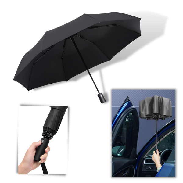 Windproof LED Umbrella With Integrated Night Light For All Weather