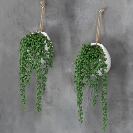 Artificial Faux Plant Vines Realistic Greenery Wall Shelf Home Decor