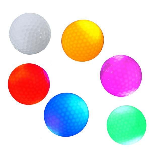 LED Glow Golf Balls Pack For Nighttime Play Waterproof And Durable