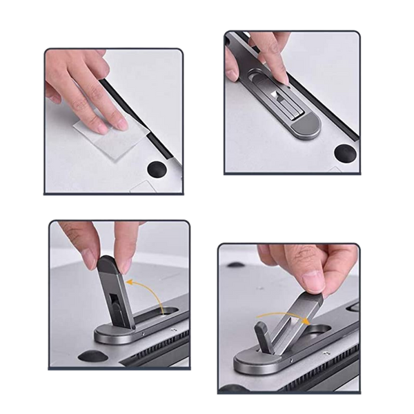 Ultralight Aluminium Laptop Stand For Ergonomic Posture And Heat Dissipation