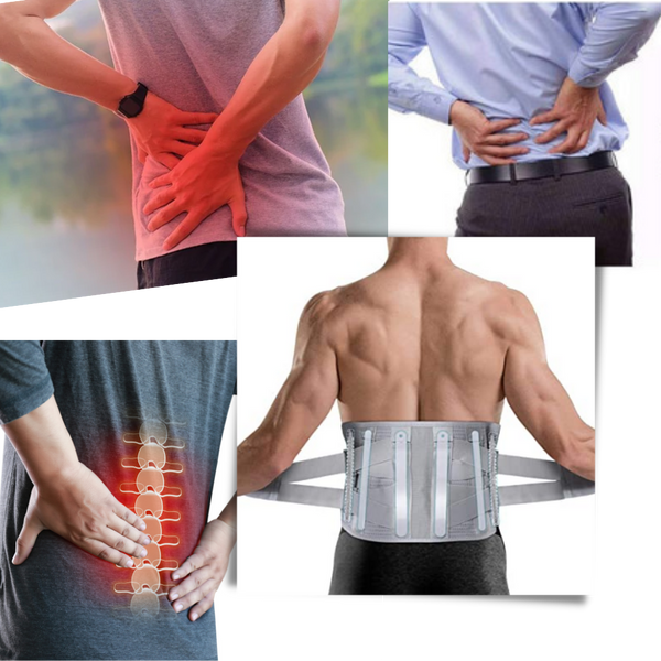Lumbar Support Belt For Spine Decompression And Back Pain Relief