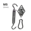 Shade Sail Tensioning Kit With Rustproof Steel Turnbuckles For Quick Setup