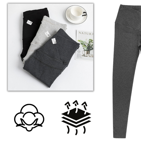 Breathable Cross Belly Maternity Leggings for Every Stage One Size Fits All