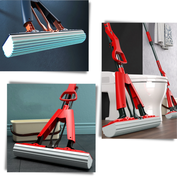 Effortless Squeeze Mop Cleaner for Quick Back Friendly Cleaning