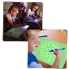 Kids Light Drawing Board Set For Creative Learning Fun Play