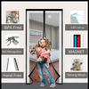 Premium Magnetic Door Screen Keeps Mosquitoes Out While Fresh Air Flows