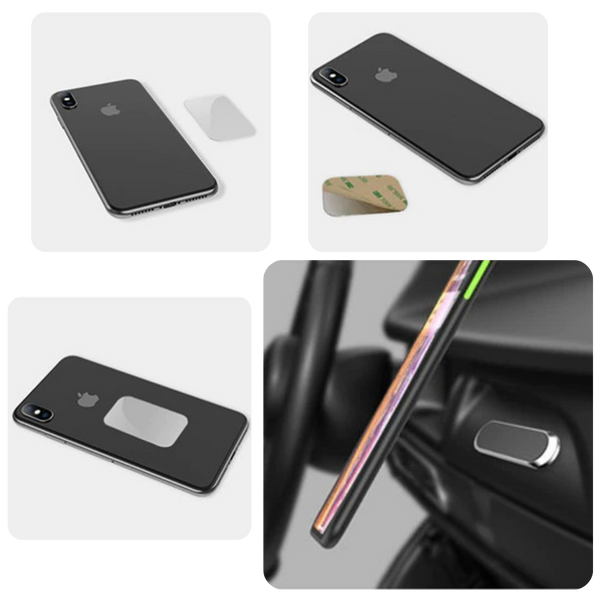 Compact Magnetic Phone Mount Delivers Secure Hands Free Use In Car Or Home