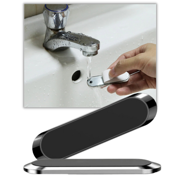 Compact Magnetic Phone Mount Delivers Secure Hands Free Use In Car Or Home