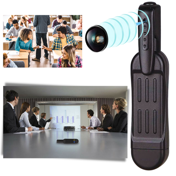 Pen Style Camera 1080P HD With Wide Angle Lens And Back Clip