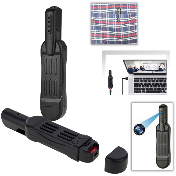 Pen Style Camera 1080P HD With Wide Angle Lens And Back Clip