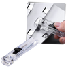 Clip Dispenser Stapler For Damage Free Document Binding