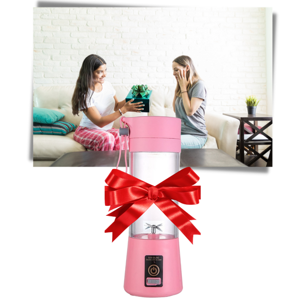 Six Blade Portable USB Rechargeable Blender Bottle For On The Go Smoothies