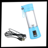 Six Blade Portable USB Rechargeable Blender Bottle For On The Go Smoothies