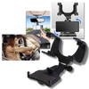 Universal Rearview Mirror Phone Mount For Safer Hands Free Driving