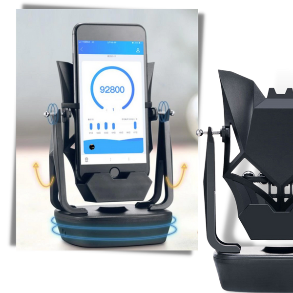 Smartphone Pedometer Shaker With Automatic Oscillator For Step Tracking