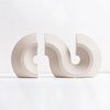 Modern Arch Bookend Sculptures