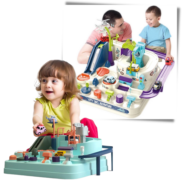 Educational Mechanical Track Toy for Kids Boosting Fine Motor Skills