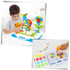 Educational Mosaic Drill Kit for Kids Enhances Color and Shape Recognition