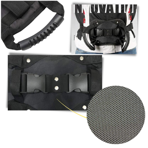 Motorcycle Rear Seat Safety Belt For Secure Passenger Comfort