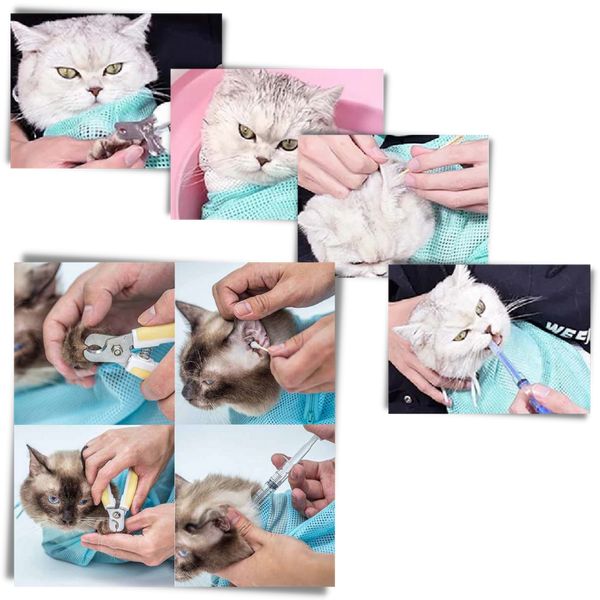 Breathable Pet Grooming Mesh Bag Delivers Stress Free Bath Time