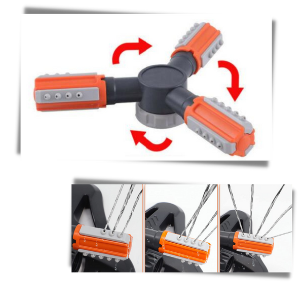 360 Degree Adjustable Lawn Sprinkler For Even Irrigation
