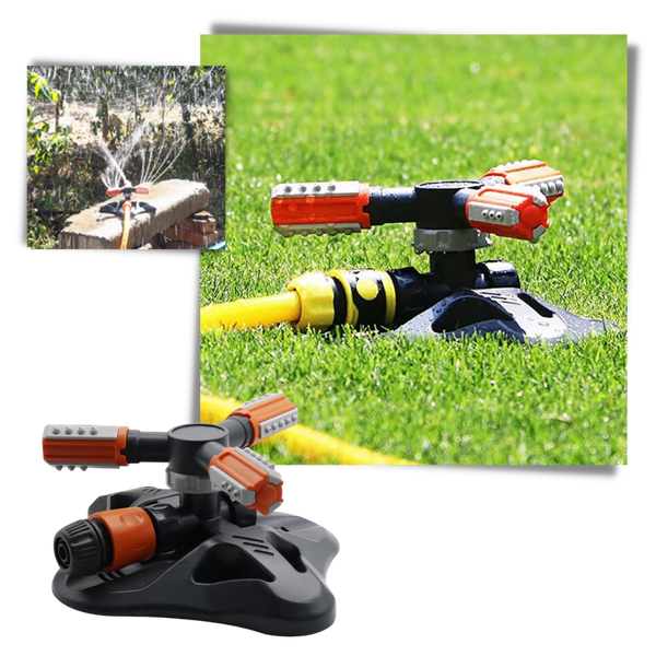 360 Degree Adjustable Lawn Sprinkler For Even Irrigation