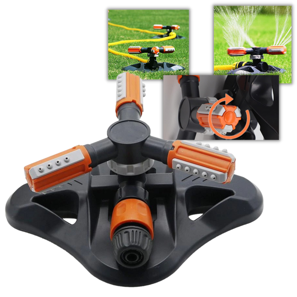360 Degree Adjustable Lawn Sprinkler For Even Irrigation
