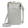 Premium Leather Crossbody Bag With Detachable Strap And Multiple Pockets