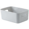 Portable Plastic Storage Basket For Makeup And Skincare Organization