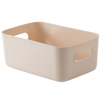 Portable Plastic Storage Basket For Makeup And Skincare Organization