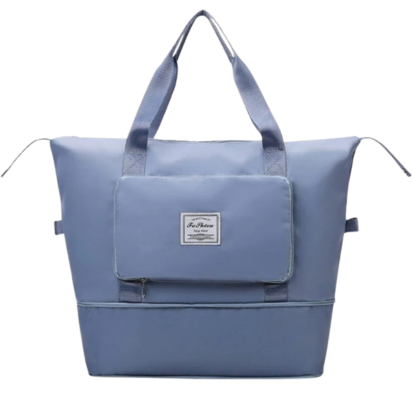 Expandable Foldable Travel Bag With Wet Dry Compartments