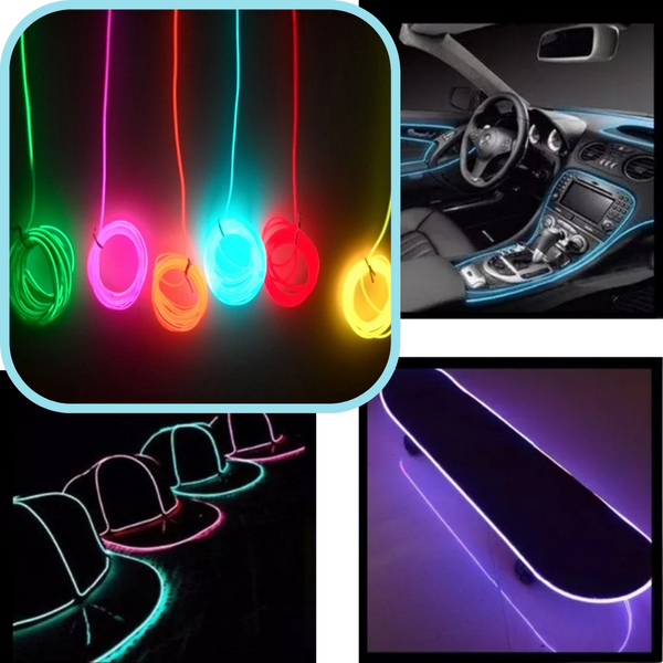 Colorful Neon LED Wire For DIY Decor And Waterproof Illumination