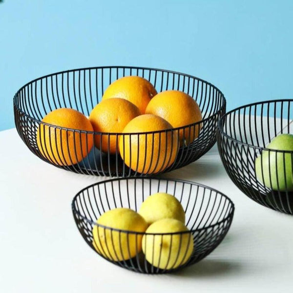 Nature's Nest Metal Fruit Basket