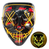 Neon Led Mask For High Visibility At Night With Waterproof Battery Cover