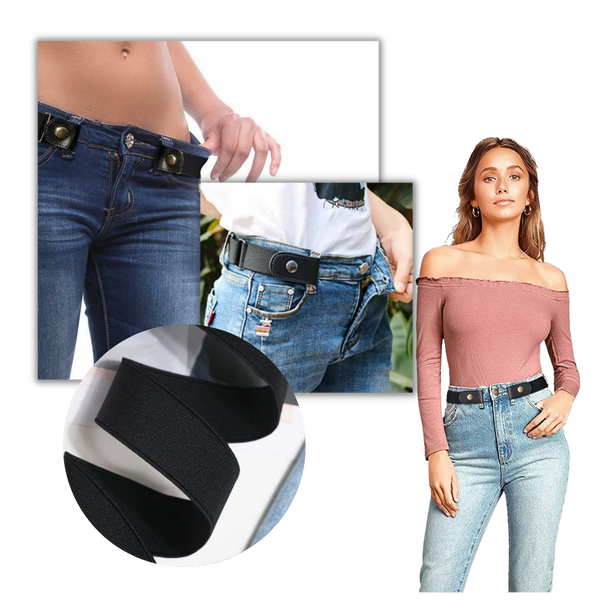 Buckleless Elastic Belt For Comfortable Fit And Easy Wear