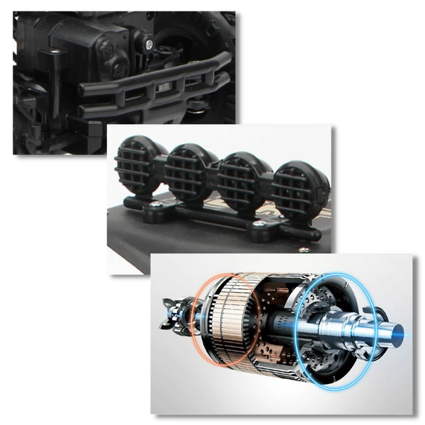 All Terrain 4WD RC Car With Independent Suspension For Off Road Adventures