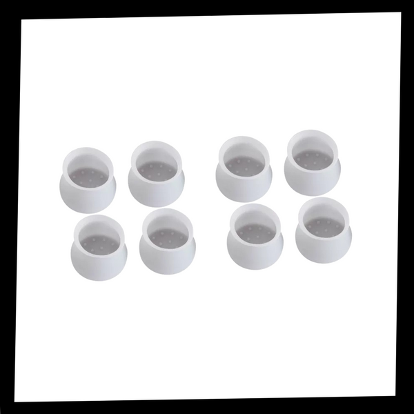 Silicone Furniture Leg Caps Pack Of 8 For Floor Protection