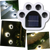 Paw Print Solar Pathway Light With Bright LED And IP65 Waterproof