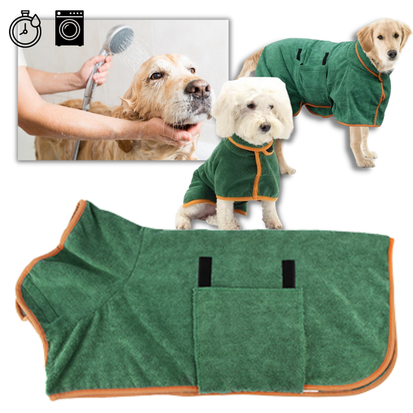 Ultra Absorbent Pet Bathrobe For Quick Drying And Comfort