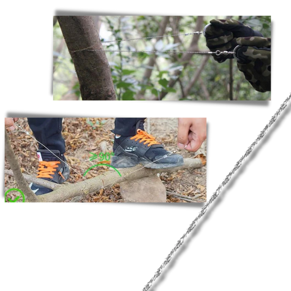 Portable Steel Wire Saw Delivers Effortless Cutting Anywhere