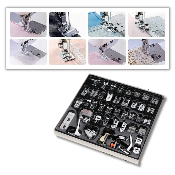 Versatile Presser Foot Set For Sewing Machines 32 Or 42 Piece Set