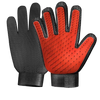 Pet Grooming Glove Pair for Hair Removal and Soothing Massage