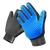Pet Grooming Glove Pair for Hair Removal and Soothing Massage