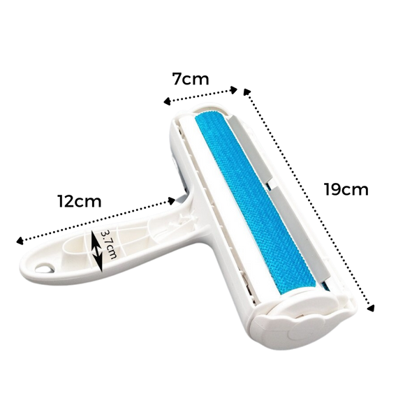 Reusable Pet Hair Roller For Effortless Fabric Cleanup Anywhere