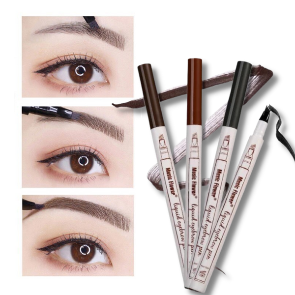 Waterproof Microblade Brow Pen For Precise Smudge Resistant Definition