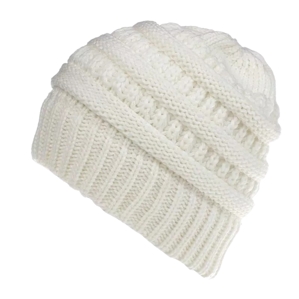 Ponytail Beanie With Ear Coverage For Messy Buns And All Day Comfort