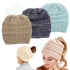 Ponytail Beanie With Ear Coverage For Messy Buns And All Day Comfort